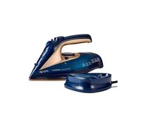 Tower T22008Blg Ceraglide Cord/cordless Steam Iron, 2400W In Blue And Rose Gold In Black Black One Size