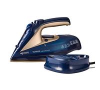 Tower T22008BLG CeraGlide 2400W Cord Steam Iron Blue and Gold
