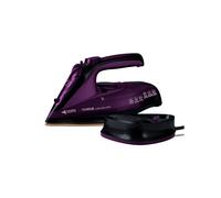 Tower T22008 CeraGlide Cordless Steam Iron with Ceramic Soleplate and Variable Steam Function, 2400 W, Purple