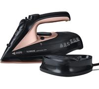 Tower T22008RG Cordless Steam Iron Ceramic Soleplate CeraGlide Black & Rose Gold