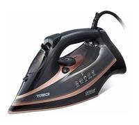 Tower T22013 CeraGlide Steam Iron, Ceramic Sole Plate, 3100 W, Rose Gold and Black