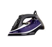Tower CeraGlide Ultra Speed Steam Iron with Ceramic Soleplate 3100W Black and Purple T22013PR