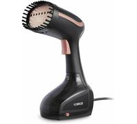 Tower Tower Vertical Handheld Clothes Garment Steamer, Portable/Travel, 5 Minutes Continuous Steam, 200 ml Water Tank, Black and Rose Gold, 1000 W yellow