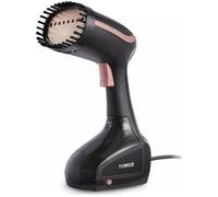 Tower Tower Vertical Handheld Clothes Garment Steamer, Portable/Travel, 5 Minutes Continuous Steam, 200 ml Water Tank, Black and Rose Gold, 1000 W yellow