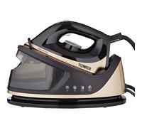 Tower T22023GLD Ceraglide Steam Generator with Steam Shot Button, 3 Temperature Settings, 1.2L, 2700 W, Champagne Gold and Black