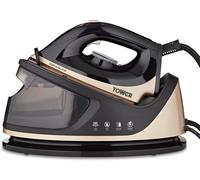 Tower T22023GLD Ceraglide Steam Generator with Steam Shot Button, 3 Temperature