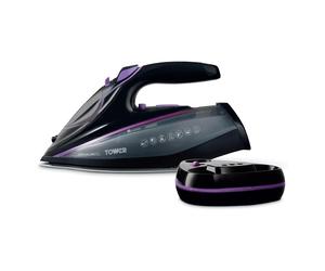 Tower T22036LIL Ceraglide XL AI Pro Cord Cordless Steam Iron 3100W