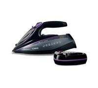 Tower Cordless Steam Iron with One Temp Technology & XL Ceramic Soleplate, Lilac & Black T22036LIL