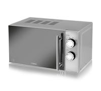 Tower T24015S Silver Manual Solo Microwave 800w, 20 Litre