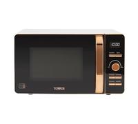 Tower Digital 20L Microwave with 8 Autocook Settings T24021 - Black and Rose Gold