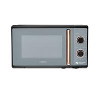TOWER T24038RG Cavaletto Manual Microwave, 800W, 20L, Black Rose Gold
