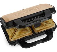 Tower Infinity T27013RG Deep Fill Sandwich Maker with Automatic Temperature Control and Non-Stick Coating, 900W, Rose Gold