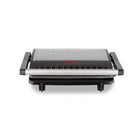 Tower T27038 Portion Health Grill & Panini Grill, 750W Black & Stainless Steel in Metallics Tower Metallics