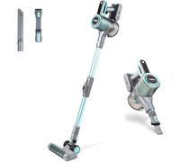 Tower T513011 VL70 Cordless 3-in-1 Pole Vacuum Cleaner with Flexi Pole, HEPA 12 Filter & Anti-Tangle Floor Head, 1L Dust Tank, 29.6V Li-ion, Aqua Blue