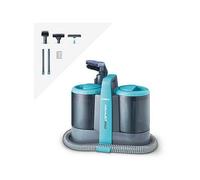 Tower T548007 AquajetPro Spot Cleaner with Window Cleaning Attachment & Extension Pole, 1.5L Clean Water Tank, 0.8L Dirty Water Tank, 450W, Blue
