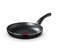 Tower T700300 SmartStart Classic 24cm Aluminium Frying Pan with Easy Clean Aeroglide Non-Stick, Oven Safe, Long Lasting, PFOA Free, Black