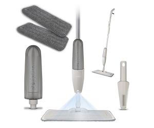 Tower T769000MSH Spray Mop with Anti-Leak Bottle and 2x Microfibre Pad, Latte