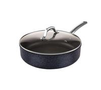 Tower T800033 Trustone Pro 28cm Non-Stick Multi-Pan, Stone-infused Titanium, Cast Steel Handle, Violet & Black , 4.5 litres