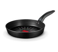Tower T800303 SmartStart Forged 32cm Aluminium Frying Pan with Easy Clean Aeroglide Non-Stick, 8x Stronger, Induction Compatible, Oven Safe, Long Lasting, PFOA Free, Black