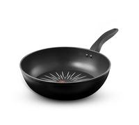 Tower Smart Start Non-Stick Forged Aluminium Wok, 28cm Black