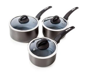 Tower T80302 3Pce Saucepan Set 16/18/20Cm