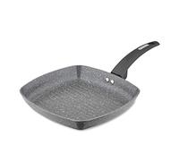 Tower Cerastone Forged Aluminium Grill Pan with Easy Clean Non-Stick Ceramic Coating, 25 cm - Graphite
