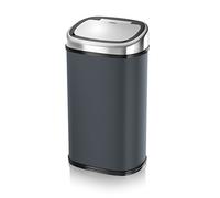 Tower T80902 Kitchen Bin with Sensor Lid, Automatic Soft-Close, Manual Override, 58 Litre, Charcoal
