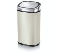 Tower T80903 Kitchen Bin with Sensor Lid, Automatic Soft-Close, Manual Override, Almond, 58 Litre, 27.4 x 40.2 x 70.9 cm