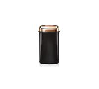 Tower T80904RB Kitchen Bin with Sensor Lid, Automatic Soft-Close, Manual Override, 58 Litre, Black and Rose Gold