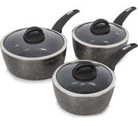 Tower T81212 3-piece Forged Saucepan Set - Graphite