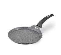 Tower T81287 Cerastone Forged Aluminium Crepe Pan with Ceramic Non-Stick Coating, 25cm, Graphite