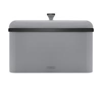 Tower T826136GRY Sera Grey Bread Bin with Smoked Trim - Airtight Removable Lid, Compact Countertop Storage