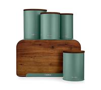 Scandi 5 Piece Storage Set - Jade, Green