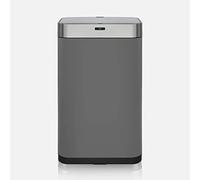 Tower T838001T Square Sensor Bin with Fingerprint Proof Coated Exterior, Titanium,Large