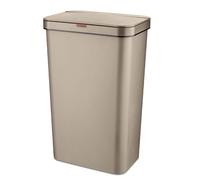 Tower T838005L Rectangular ABS Sensor Bin with Bin Liner Retainer Ring, 50L, Latte