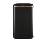 Tower T838010BLK Cavaletto Square Sensor Bin, 58L, Black and Rose Gold