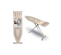 Tower T873001MSH Oversize Ironing Board with Adjustable Height, Smooth Glide Cover, Non-Slip Feet, Latte
