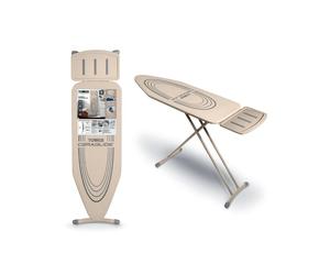 Tower T873001Msh Oversize Ironing Board With Adjustable Height, Smooth Glide Cover, Non-Slip Feet, Latte In Beige Beige