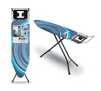 Tower T873014BLK Ceraglide Plus Large Ironing Board with Adjustable Height, Smooth Glide Cover, Non-Slip Feet, Black