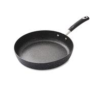 Tower T900114 Precision 28cm Non-Stick Forged Aluminium Frying Pan with Black Diamond Coating, Soft Grip Handle, Black
