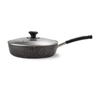 Tower T900117 Precision 28cm Non-Stick Forged Aluminium Multi-Pan with Black Diamond Coating, Stay Cool Handle, Black