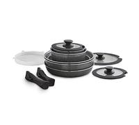 13-Piece Freedom Cookware Set with Detachable Handles Grey