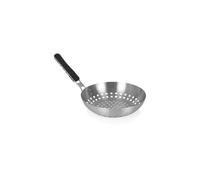 Tower T932017 28cm Stainless Steel Grill Wok for BBQ's with Folding Handle