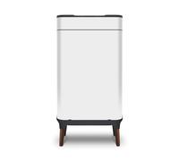 Tower T938022WHT Ozone Sensor Bin with Legs, Large 65L, Hands Free Opening, Carbon Filter, White