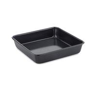 Tower T943012HG13 24cm Square Bake Pan Made from Aluminised Steel with Non-Stick Coating, Black