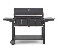 Tower BBQ Grill Ignite Duo XL – Charcoal, Adjustable Grill & Temperature Gauge – Black