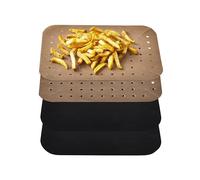 Tower Pack of 4 9L Dual Air Fryer Liners Black
