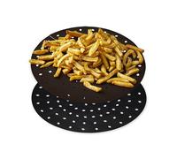 TOWER 5 - 7 Litre Air Fryer Liners - Twin Pack, Black