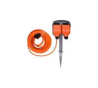 Tower TP31592 2 Socket 15 Metre 13 Amp IP54 Weatherproof Garden Spike Lead
