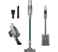 Tower T527102 VL220 Cyclone Dust Master Vacuum Station with EVO Anti-Tangle Floor Head, HEPA Filter, Handheld Function, Cordless BLDC Brushless Motor, 2L Docking Dust Station, 25.9V, Titanium & Black